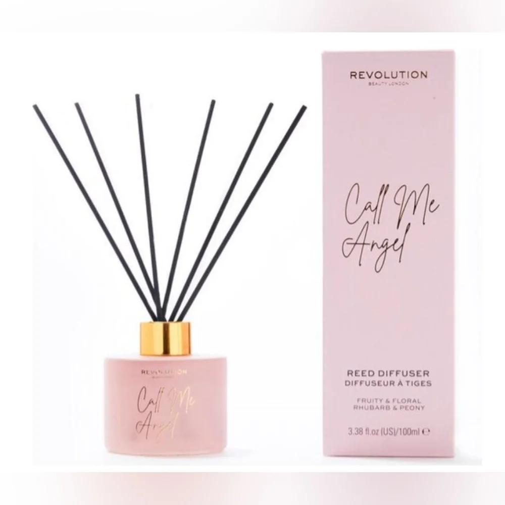 Revolution Call Me Angel Reed Diffuser Rhubarb & Peony Fruity & Floral - Picture 1 of 2